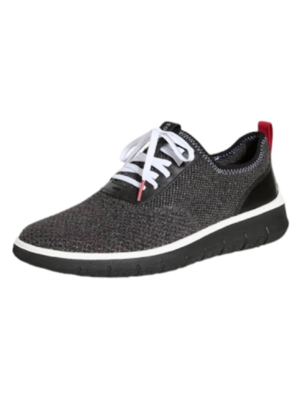 Cole Haan ZeroGrand dark gray knit lace up sneakers size 10